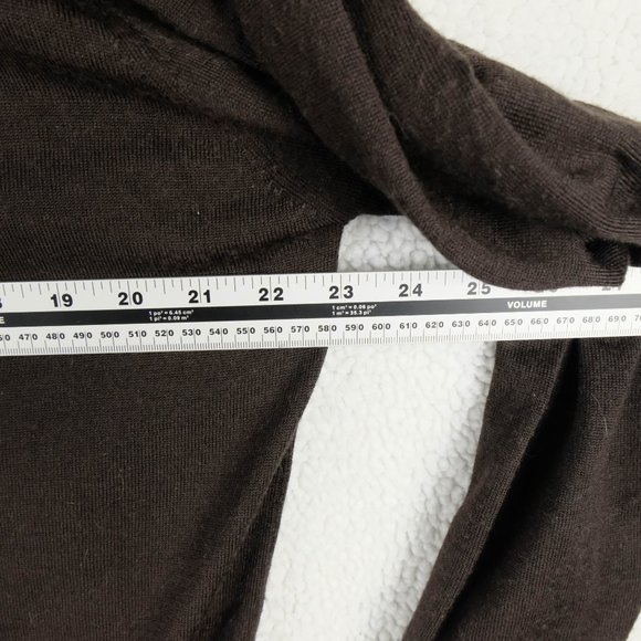 Alfred Sung Sweater Mens Large Brown Argyle Merino Wool Blend V Neck Preppy - Picture 6 of 7